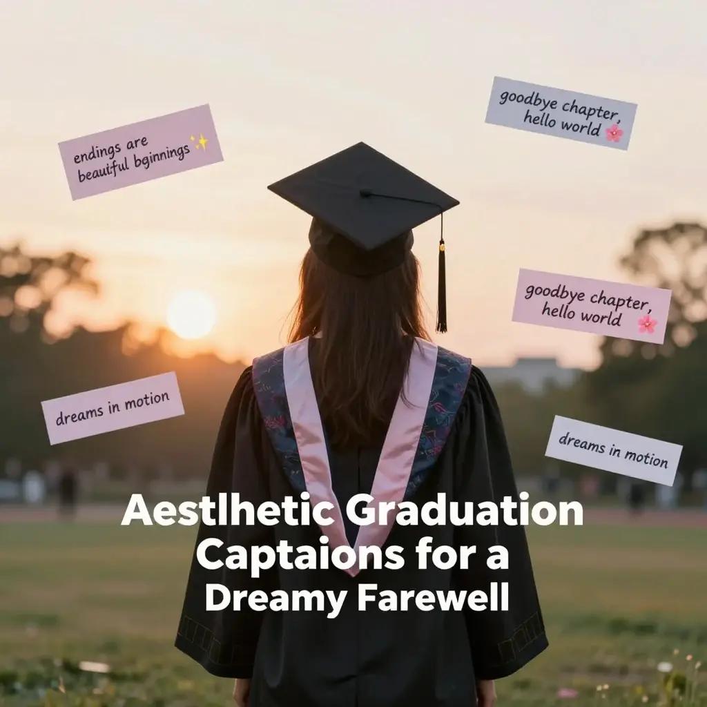 graduation caption