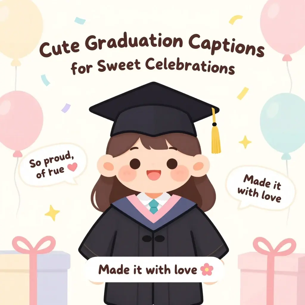 graduation caption