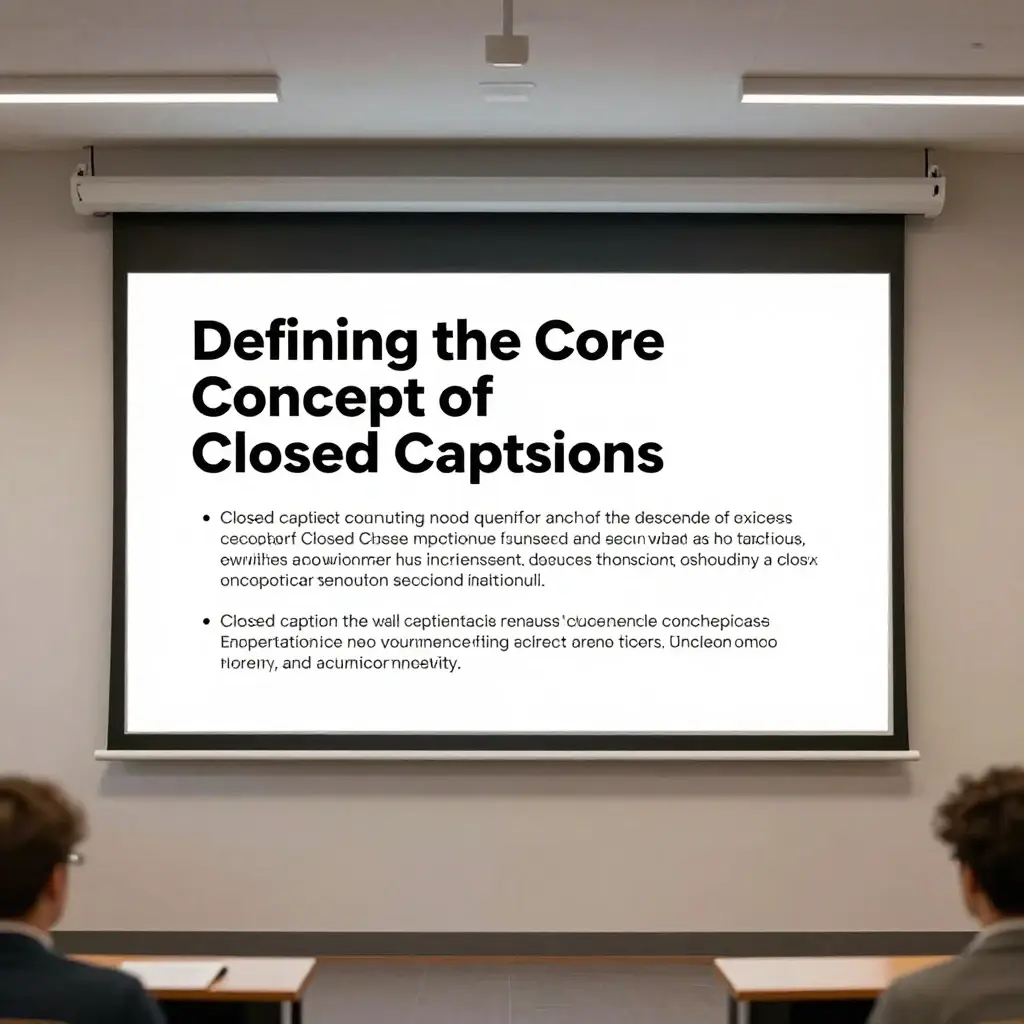 closed caption meaning