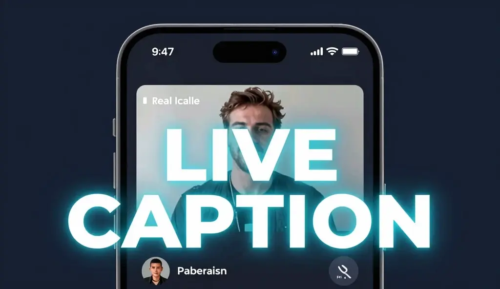 live caption