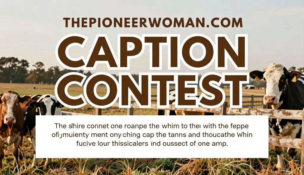 thepioneerwoman com caption contest